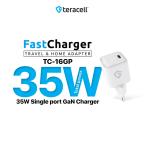 Kucni punjac Teracell Evolution TC-16GP, GaN, PD 3.0, 35W beli CE cena 4000 din slika