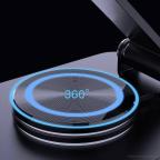 Kucni punjac Wireless 15W rotirajuci beli slika 5