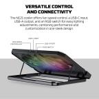 Laptop Cooler Fantech NC21 RGB crni slika 5