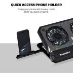 Laptop Cooler Fantech NC21 RGB crni slika 6