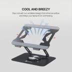 Laptop Cooler Fantech NS10 sivi slika 6