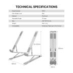 Laptop stalak Fantech NS12 srebrni slika 8