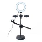 LED lampa 2x holder za mobilni + drzac za mikrofon cena 4000 din slika