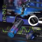 Mikrofon SU8 RGB crni slika 8