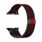 Pametni Sat Narukvica metalik za Apple watch 42mm crno crvena cena 4000 din slika