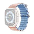 Pametni Sat Narukvica Moye Smart Watch Ocean Strap 44/45/49mm Pink Sand/ Blue Fog cena 4000 din slika