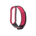Pametni Sat Narukvica za smart watch Xiaomi Mi Band M5/M6 crno pink slika 2