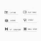Postolje za laptop T5 Desk light slika 3