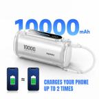 Power bank prenosiva baterija REMAX PD 22.5W WP-117 10000mAh bela slika 4