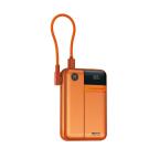 Power bank prenosiva baterija REMAX Range Series FP-122 22.5W sa integrisanim Type C kablom 10000mAh narandzasta cena 6000 din slika