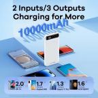 Power bank prenosiva baterija REMAX Bole Series RPP-520 PD20W+QC22.5W Fast Charging 10000mAh beli slika 5