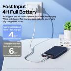 Power bank prenosiva baterija REMAX Bole Series RPP-520 PD20W+QC22.5W Fast Charging 10000mAh beli slika 7