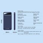 Power bank prenosiva baterija REMAX Bole Series RPP-520 PD20W+QC22.5W Fast Charging 10000mAh beli slika 8