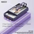 Power bank prenosiva baterija REMAX Phantom Series RPP-580 PD 20W+QC 22.5W 10000mAh ljubicasti slika 10
