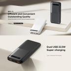 Power bank prenosiva baterija REMAX Piloteer Series RPP-71 20W+22.5W Fast Charging 10000mAh beli slika 3