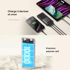 Power bank prenosiva baterija REMAX Piloteer Series RPP-71 20W+22.5W Fast Charging 10000mAh beli slika 5