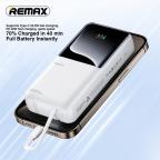 Power bank prenosiva baterija REMAX Cynlle Series RPP-680 PD 20W+QC 22.5W 20000mAh beli slika 5