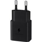 Samsung kucni punjac 15W Type C bez kabla crni BULK (EP-T1510-NBE) cena 4000 din slika