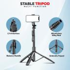 Selfie stick L16 + tripod crni slika 3