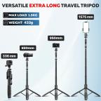 Selfie stick L16 + tripod crni slika 8