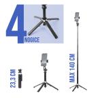 Selfie stick U69 + tripod crni slika 2