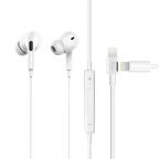 Slusalice sa adapterom za punjenje JH-015 za iPhone lightning bele cena 3000 din slika