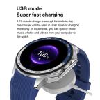 Pametni Sat Smart Watch DT watch X srebrni  (kozna+silikonska narukvica) slika 7