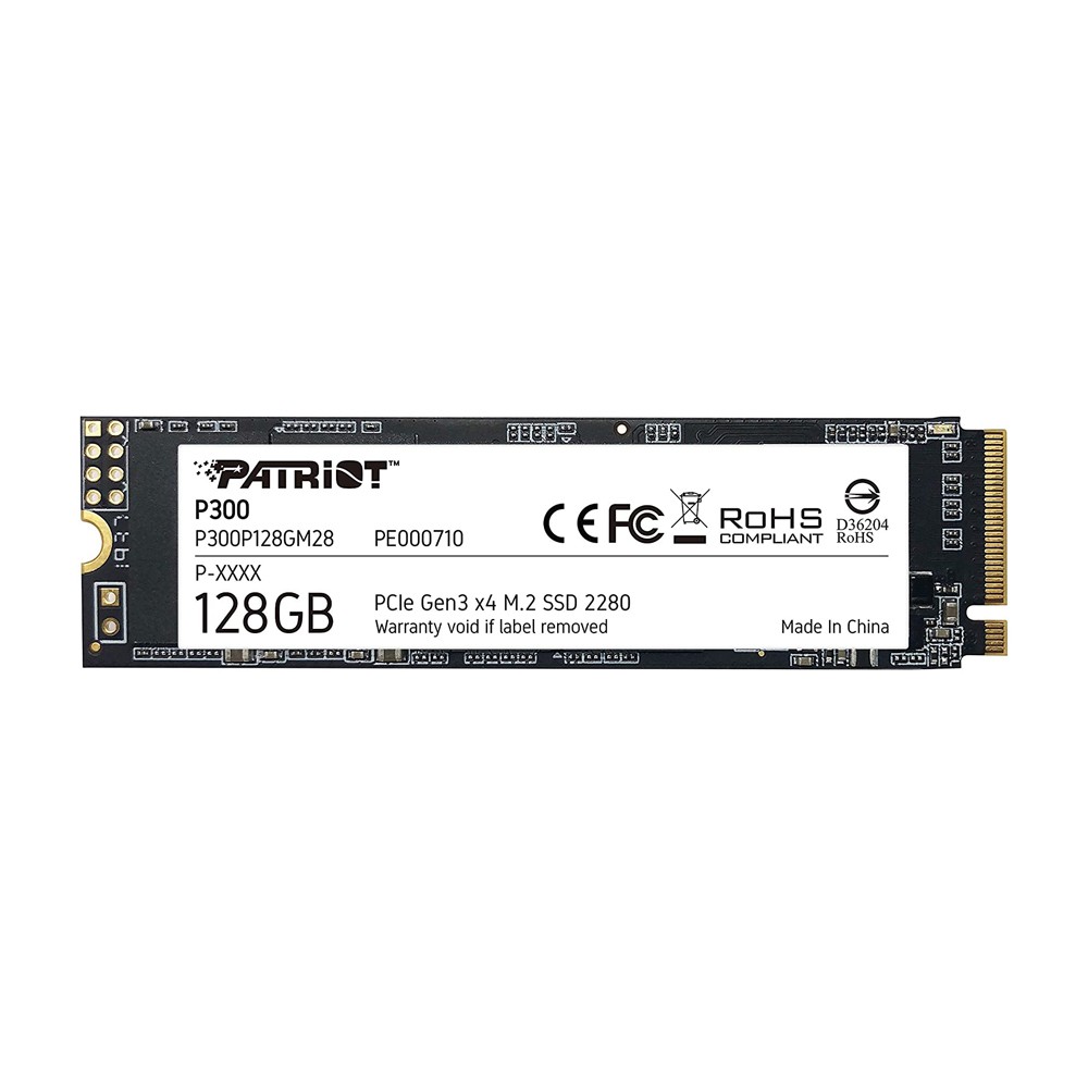 SSD M.2 NVMe 128GB Patriot P300 1600MBs/600MBs P300P128GM28US cena 8500 din slika