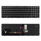 Tastatura za laptop HP 850 G3 pozadisnko osvetljenje sa misem sivi frejm cena 7500 din slika