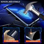 Zastitno Staklo Tempered glass 2.5D dust free Box za iPhone 13/13 Pro/14/16e 6.1 crni slika 5