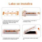 Zastitno Staklo Tempered glass 2.5D dust free Box za iPhone 14 Pro 6.1 crni slika 6
