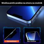 Zastitno Staklo Tempered glass 2.5D dust free Box za iPhone XR/11 6.1 crni slika 4