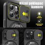 Maska Torbica CamShield Ring stand za iPhone 15 Pro Max 6.7 crna slika 4