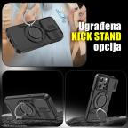 Maska Torbica CamShield Ring stand za iPhone 15 Pro Max 6.7 crna slika 7