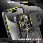 Maska Torbica CamShield Ring stand za iPhone 15 Pro Max 6.7 ljubicasta slika 3