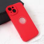 Maska Torbica Carbon Stripe za iPhone 14 6.1 crvena cena 1000 din slika