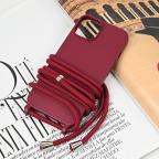 Maska Torbica Crossbody za iPhone 13/14 6.1 bordo cena 2500 din slika