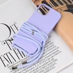 Maska Torbica Crossbody za iPhone 13/14 6.1 ljubicasta cena 2500 din slika