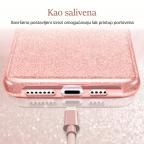 Maska Torbica Crystal Dust za iPhone 14 6.1 roze slika 7