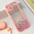 Maska Torbica Frame Glitter za iPhone 15 6.1 roze cena 1000 din slika