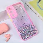 Maska Torbica Frame Glitter za Samsung A356B Galaxy A35 5G roze cena 1000 din slika