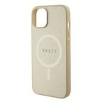 Maska Torbica Guess Hc PU Saffiano Magsafe za iPhone 15 6.1 bez (GUHMP15SPSAHMCB) slika 4