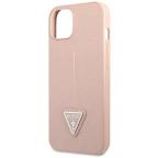 Maska Torbica Guess Hc Saffiano PU Triangle za iPhone 14 6.1 pink (GUHCP14SPSATLP) slika 4