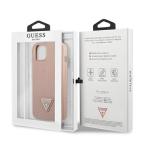 Maska Torbica Guess Hc Saffiano PU Triangle za iPhone 14 6.1 pink (GUHCP14SPSATLP) slika 6