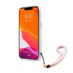 Maska Torbica Guess Marble Strap za iPhone 13 6.1 roze (GUHCP13MKMABPI) slika 7