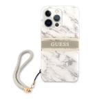 Maska Torbica Guess Marble Strap za iPhone 13 Pro 6.1 siva (GUHCP13LKMABGR) slika 2