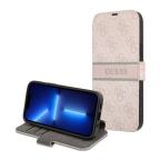 Maska Torbica Guess Stripe Bk Pu za iPhone 13 Pro 6.1 roze (GUBKP13L4GDPI) slika 2