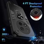 Maska Torbica Hard Ring za Honor Magic 7 Lite plava slika 2