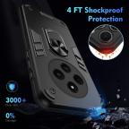 Maska Torbica Hard Ring za Xiaomi Redmi 14C/Redmi A4 plava slika 4