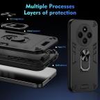 Maska Torbica Hard Ring za Xiaomi Redmi 14C/Redmi A4 tamno siva slika 6